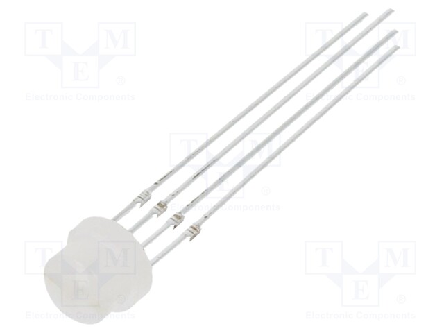 LED; 4.8mm; RGB; tricolour; 1120÷1560mcd; 1560÷2180mcd; 500÷750mcd