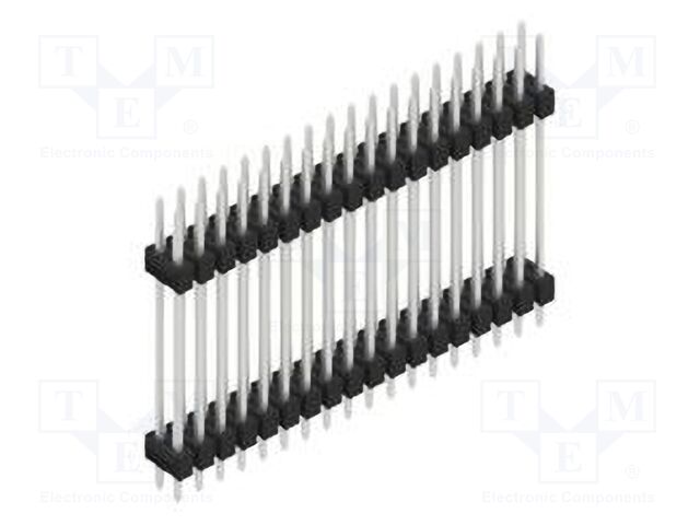 Connector: pin strips; pin header; male; PIN: 36; 2.54mm; THT; 2x18