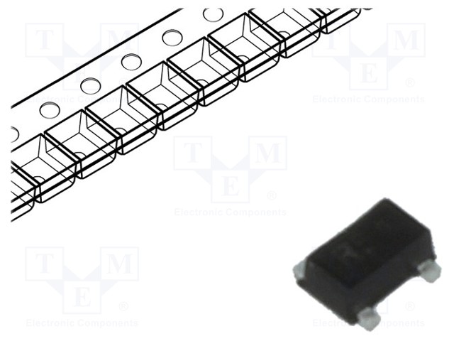 Transistor: NPN; bipolar; RF; 15V; 80mA; 0.38W; TSFP-3