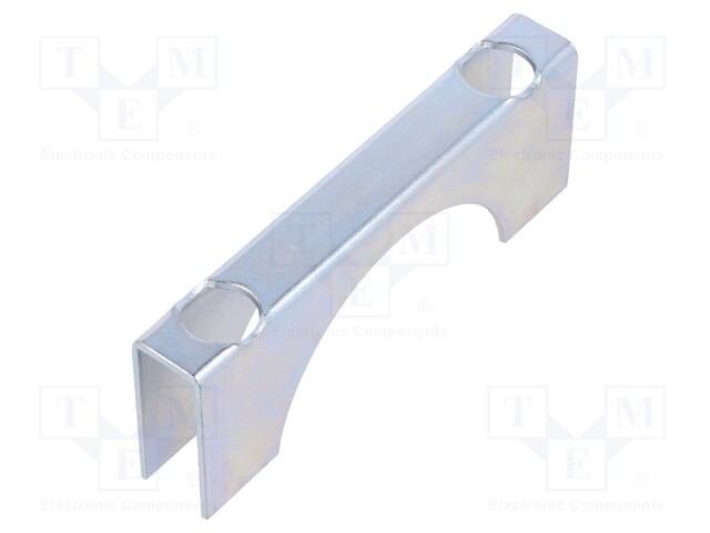 Mounting coupler; steel; zinc; Application: u-bolt
