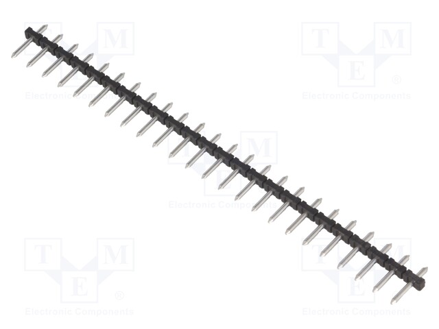 Pin strips; 5mm; ways: 24; straight; pin header; male; on PCBs; THT