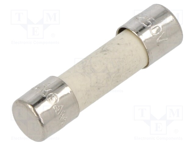 Fuse: fuse; quick blow; 2.5A; 250VAC; ceramic,cylindrical; 5x20mm