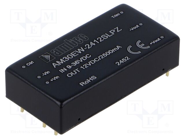 Converter: DC/DC; Protection: short circuit protection SCP