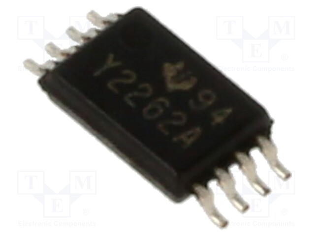 IC: operational amplifier; 730kHz; Ch: 2; TSSOP8; tube; IB: 800pA