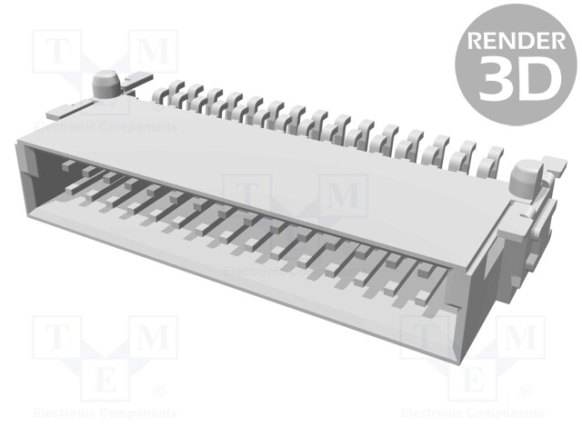Connector: PCB to PCB; male; PIN: 30; 1.27mm; Series: har-flex; 2.3A