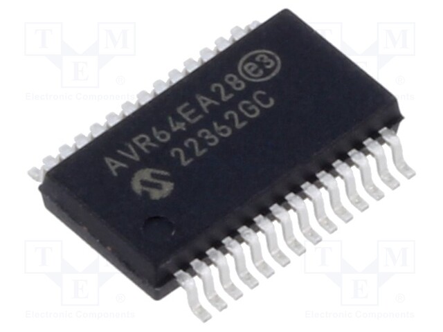 IC: AVR microcontroller; EEPROM: 512kB; SRAM: 6kB; Flash: 64kB