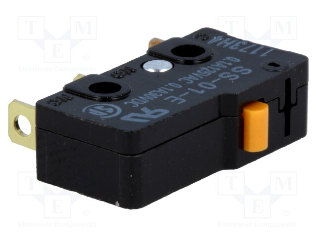 Microswitch SNAP ACTION; without lever; SPDT; 0.1A/125VAC; Pos: 2