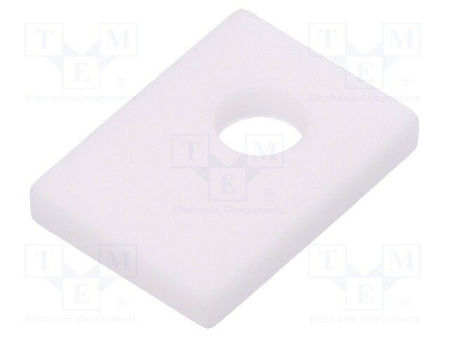 Heat transfer pad: ceramic; TO126,TO32; L: 8mm; W: 11mm; D: 1.5mm