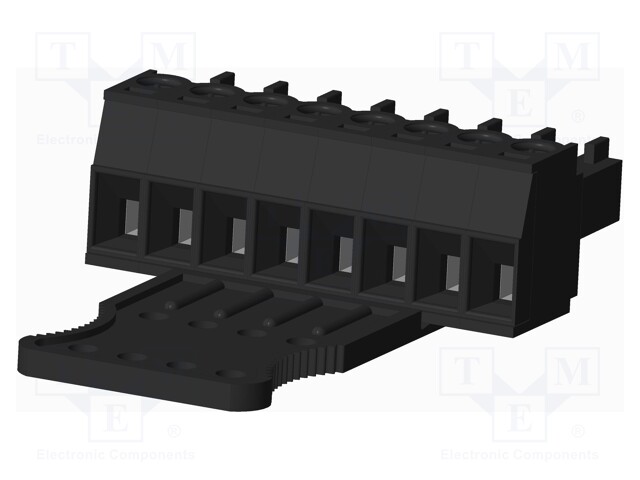 Connector: pluggable terminal block; plug; female; straight; 300V