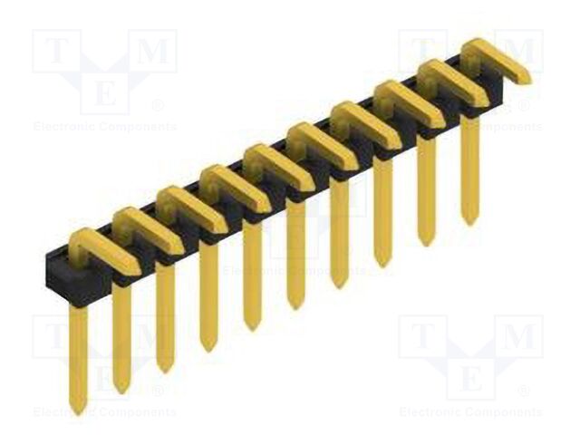 Connector: pin strips; pin header; male; PIN: 10; 2.54mm; THT; 1x10