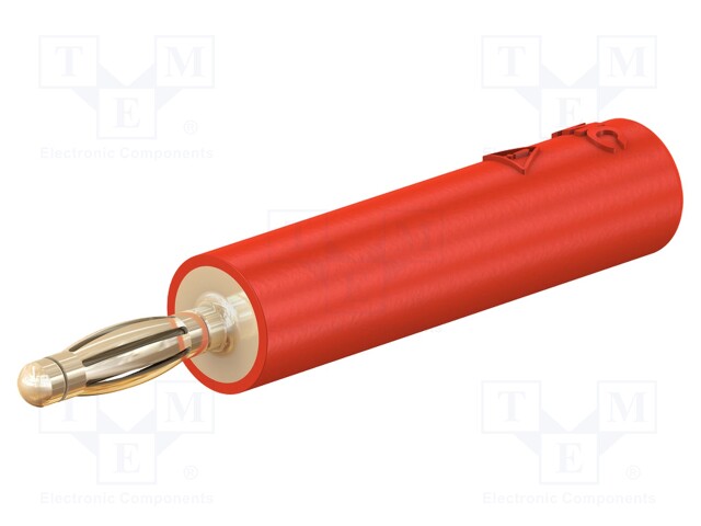 10A; 60VDC; red; Plating: gold-plated; Contacts: brass; 36mm; 30VAC