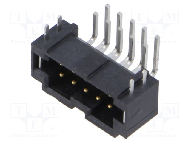 Connector: PCB to PCB; male; PIN: 10; 2mm; gold-plated; THT; socket