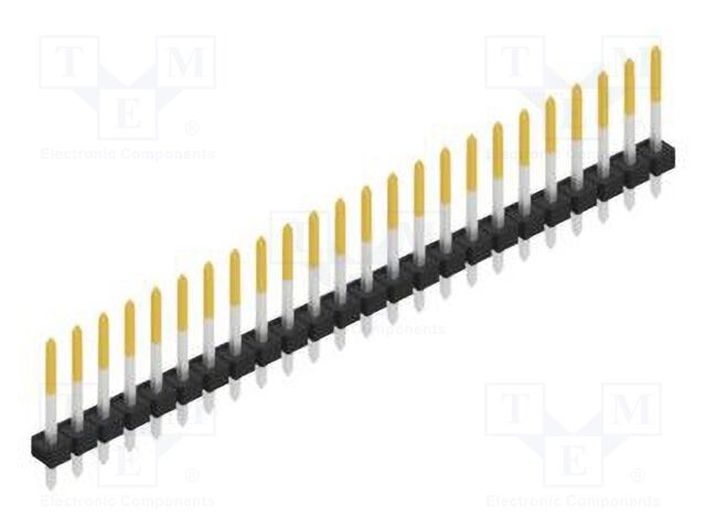Connector: pin strips; pin header; male; PIN: 24; 2.54mm; THT; 1x24