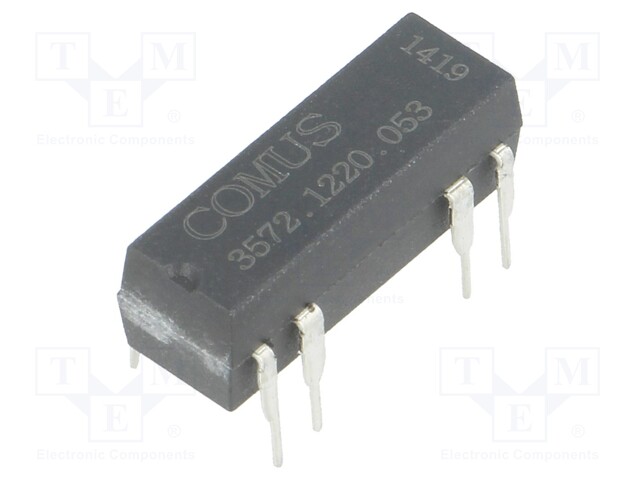 Relay: reed; DPST-NO; Ucoil: 5VDC; 500mA; max.150VDC; 10W; THT; DIP14