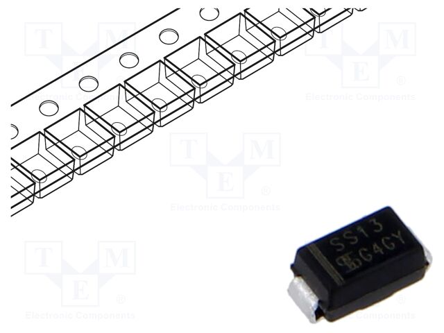 Diode: Schottky rectifying; SMA; SMD; 30V; 1A; reel,tape