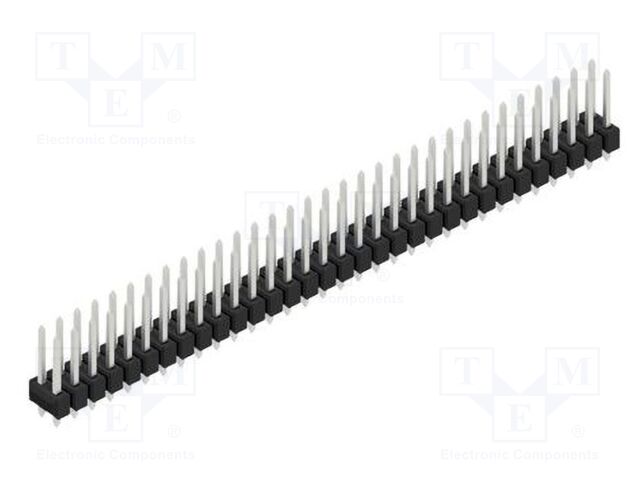 Connector: pin strips; pin header; male; PIN: 64; 2.54mm; THT; 2x32