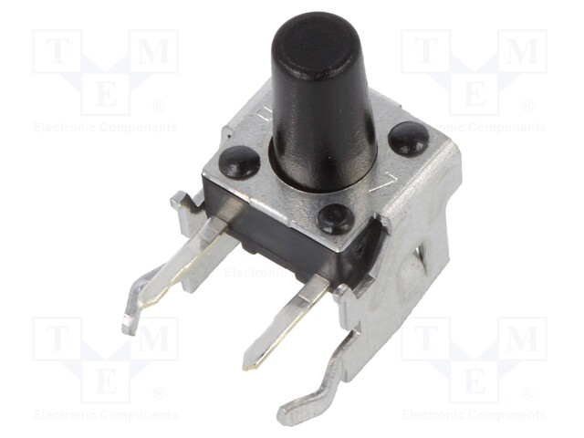 Microswitch TACT; SPST; Pos: 2; 0.02A/15VDC; THT; none; 1.3N; 8.35mm
