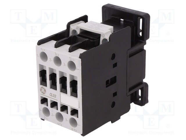Contactor: 3-pole; NO x3; 24VAC; 25A; DIN,on panel; CL; 11kW