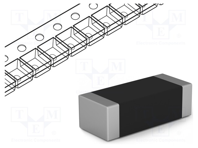 High Frequency Inductor, 2.2 µH, LQM18PH_FR Series, 750 mA, 0603 [1608 Metric], Multilayer