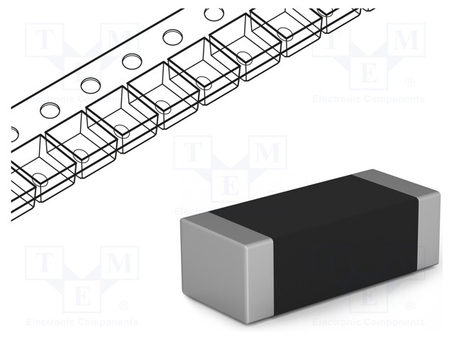 High Frequency Inductor, 1 µH, LQM18PH_FR Series, 950 mA, 0603 [1608 Metric], Multilayer, 0.25 ohm