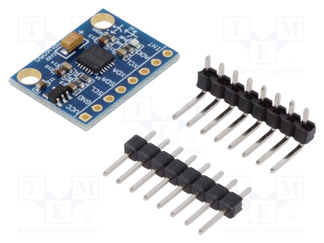 Sensor: position; accelerometer,gyroscope; I2C; 3÷5VDC