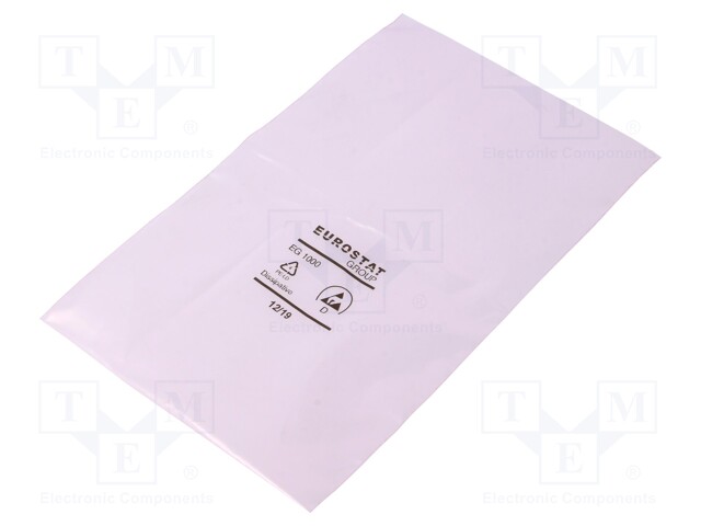 Protection bag; ESD; L: 254mm; W: 152mm; Thk: 50um; IEC 61340-5-1