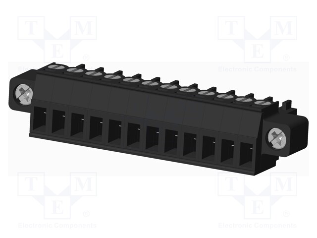 Connector: pluggable terminal block; plug; female; straight; 300V