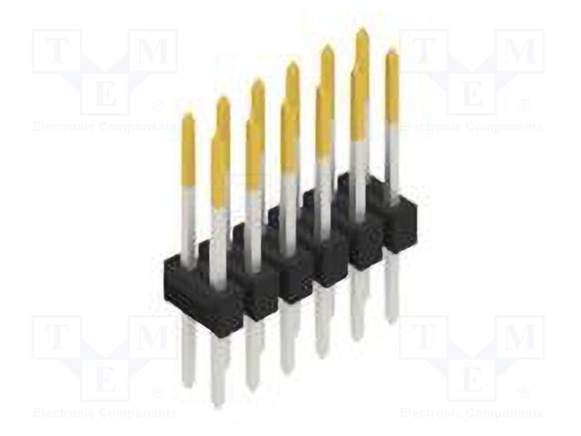 Connector: pin strips; pin header; male; PIN: 12; 2.54mm; THT; 2x6