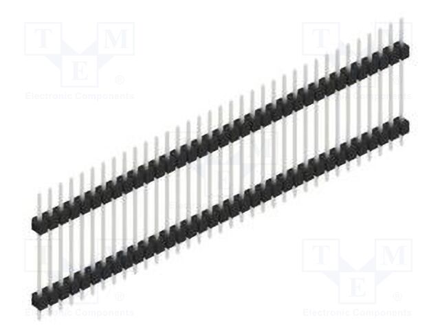 Connector: pin strips; pin header; male; PIN: 35; 2.54mm; THT; 1x35