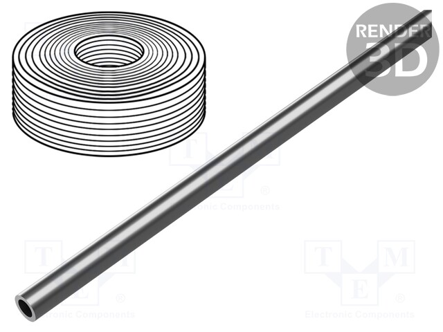 Pneumatic tubing; TPE-U; silver; 33mm; -0.95÷10bar
