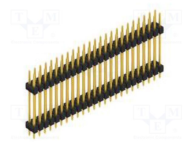 Connector: pin strips; pin header; male; PIN: 48; 2.54mm; THT; 2x24