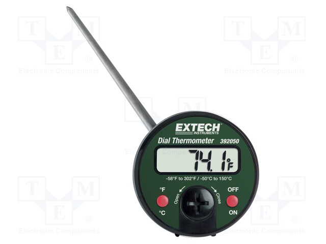 Meter: temperature; LCD 3,5 digit; -50÷150°C; Accur: ±1°C; 0,1°C