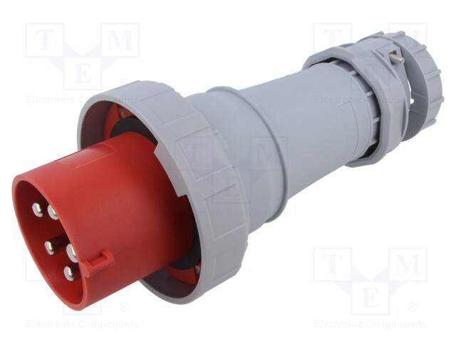 Connector: AC supply; plug; male; 125A; IEC 60309; IP67; PIN: 5E-12