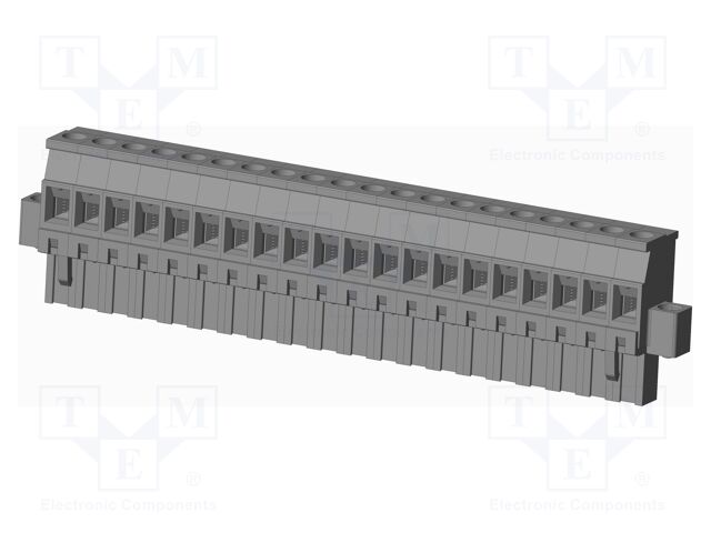 Connector: pluggable terminal block; plug; female; angled 90°