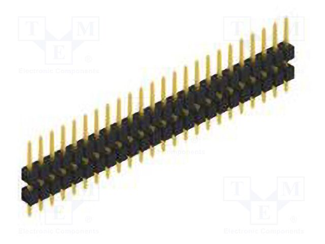 Connector: pin strips; pin header; male; PIN: 24; 2.54mm; THT; 1x24