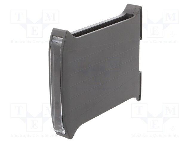 Enclosure: for DIN rail mounting; ABS