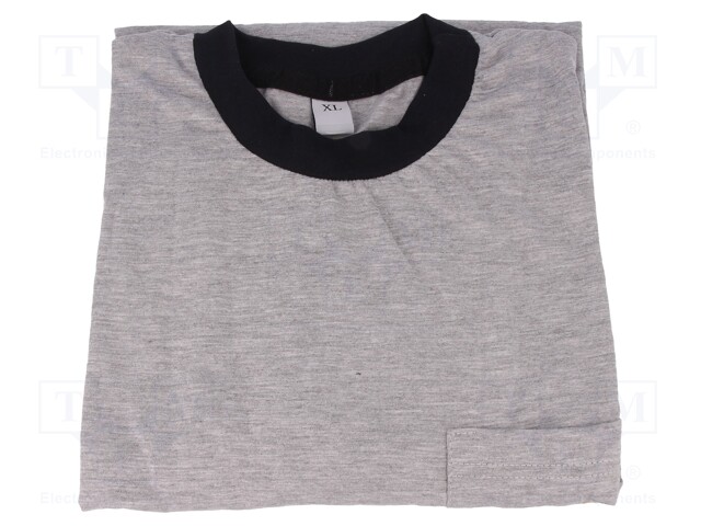 T-shirt; ESD; M (unisex); grey
