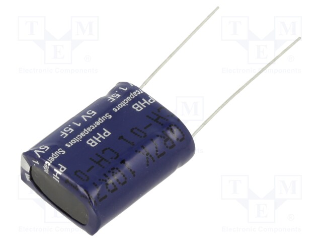 Supercapacitor; THT; 1.5F; 5VDC; -10÷30%; Pitch: 11.8mm; 310mΩ; 10uA