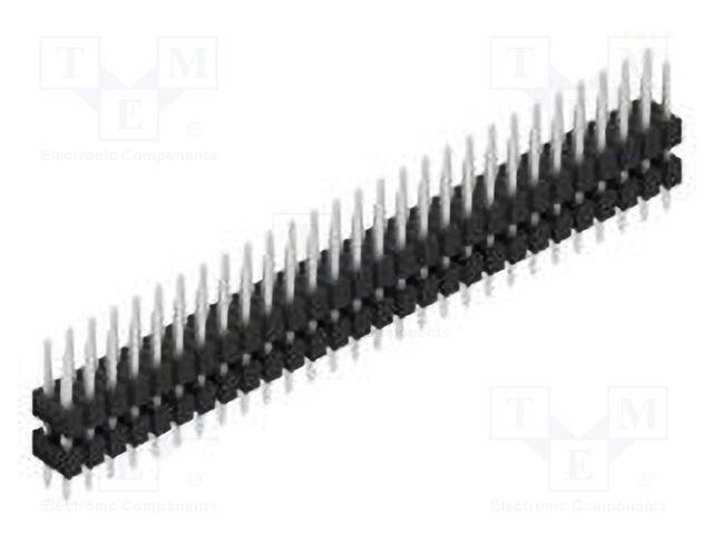 Connector: pin strips; pin header; male; PIN: 56; 2.54mm; THT; 2x28