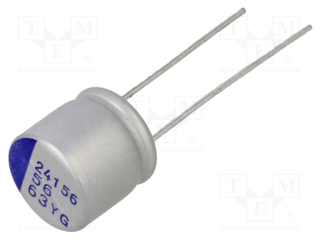 Capacitor: hybrid; THT; -55÷125°C; Body dim: Ø10x9.5mm; 56uF; 63VDC