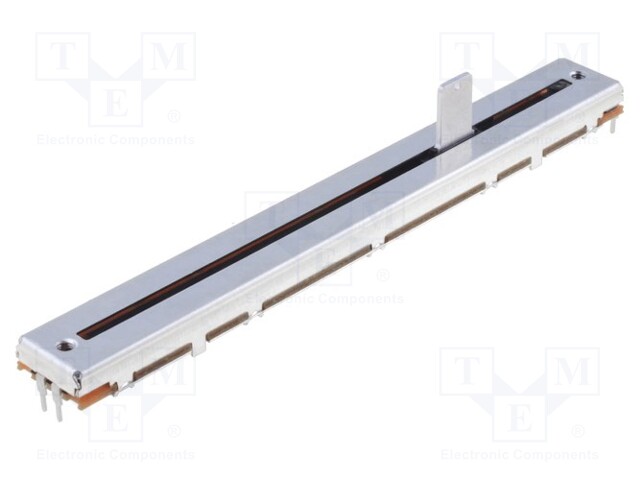 Potentiometer: slide; 100kΩ; 500mW; THT; ±20%; logarithmic; 200VAC