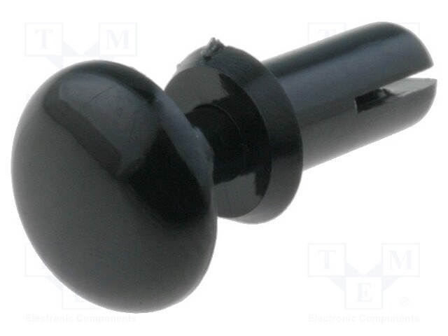 Rivet; polyamide; 4÷5mm; Colour: black; UL94V-2