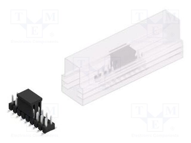 Connector: pin strips; pin header; male; PIN: 18; 2.54mm; SMT; 2x9