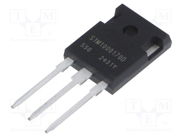 Transistor: N-MOSFET; SiC; unipolar