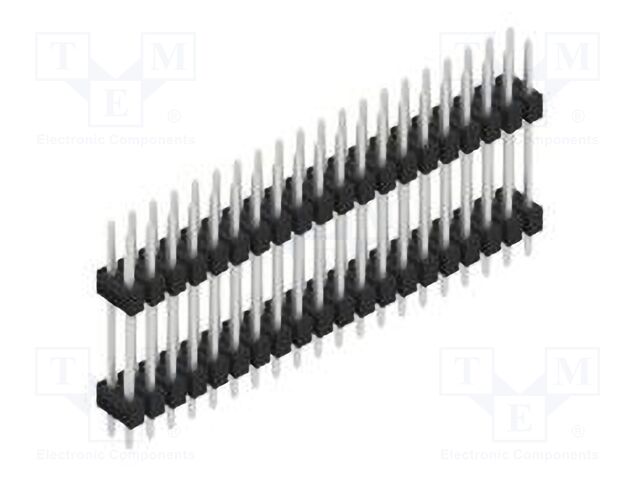 Connector: pin strips; pin header; male; PIN: 40; 2.54mm; THT; 2x20