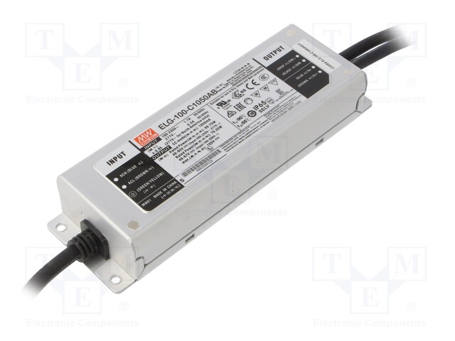 Power supply: switched-mode; LED; 99.75W; 48÷95VDC; 525÷1050mA