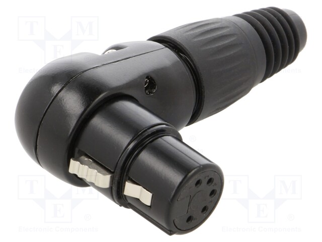 RAMP 5P XLR FEMALE PLUG BLACK