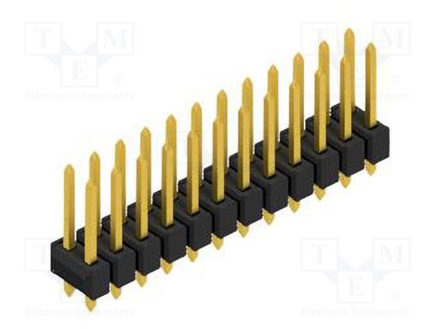 Connector: pin strips; pin header; male; PIN: 24; 2.54mm; THT; 2x12