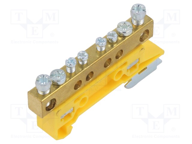 Connector: terminal block; 4mm2,16mm2; ways: 1; terminals: 6