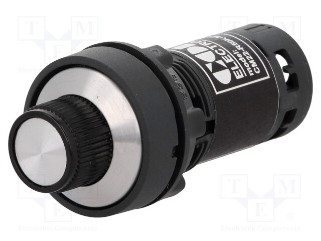 Potentiometer; 22mm; CM22; -25÷70°C; Ø22.5mm; IP65; 50kΩ